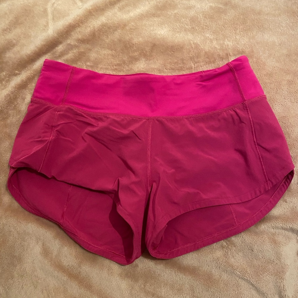 Pink lulu shorts